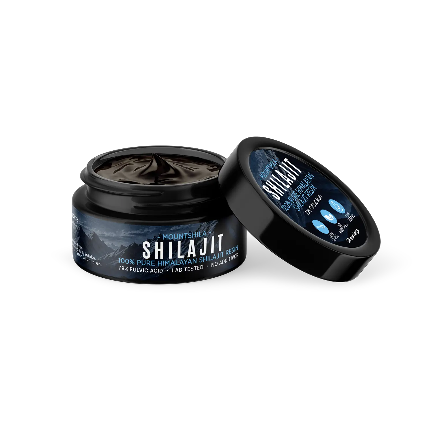 MountShila Pure jar, open and closed