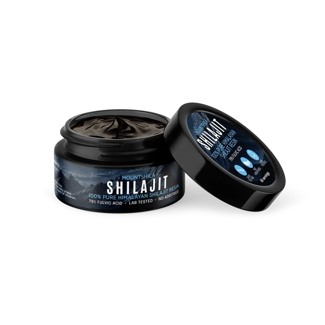 Jar of Shilajit Pure resin